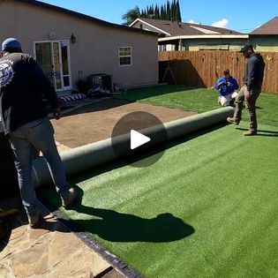 38K views · 291 reactions | How To Install Artificial Turf, No Maintenance Needed! | How To Install Artificial Turf, No Maintenance Needed! | By DIY & Crafts | Facebook Diy Artificial Turf, Installing Artificial Turf, Grass Installation, Fake Turf, Artificial Grass Installation, Astro Turf, Artificial Turf, Artificial Grass, Diy Projects