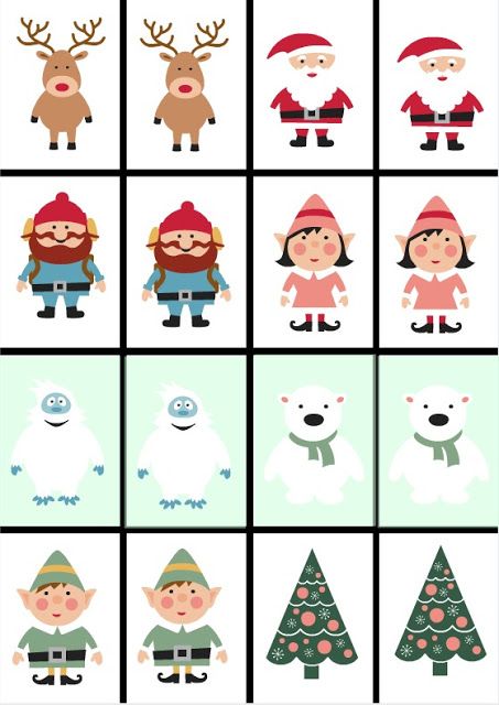 Free Printable Christmas Games for Kids. Printable Christmas memory game, tic tac toe, spot the difference, and count the santas game! Christmas Memory Game Free Printable, Santa Games For Kids, Christmas Free Printables For Kids, Winter Scattergories, Printable Christmas Games For Kids, Free Printable Christmas Games, Christmas Memory Game, Christmas Scattergories, Free Christmas Games