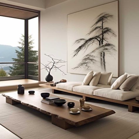 Japanese Style Living Room, Modern Japanese Style, Zen Interiors, Japanese Home Design, Japandi Living, Japanese Interior Design, Japanese Interior, Front Doors, Rooms Home Decor