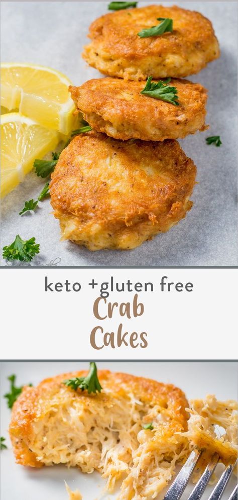 Crab Cakes Air Fryer, Keto Crab Cakes, Quick Fish Recipes, Low Carb Crab Cakes, Surimi Recipes, Crab Cakes Recipe, Sunday Cooking, Quick Keto Meals, Keto Appetizers