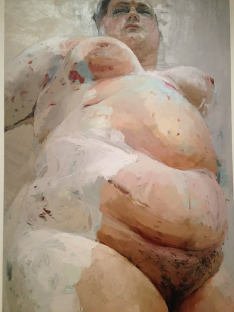 Magnificent Jenny Saville Paintings, Jenny Saville, Gagosian Gallery, Fat Art, Digital Museum, Fat Man, Human Art, Portrait Gallery, Life Drawing