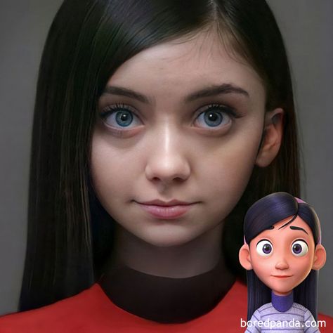 Violet Parr From The Incredibles Characters In Real Life, Popular Cartoon Characters, Most Popular Cartoons, Violet Parr, Simpsons Characters, Peter Griffin, Flynn Rider, Popular Cartoons, Famous Cartoons