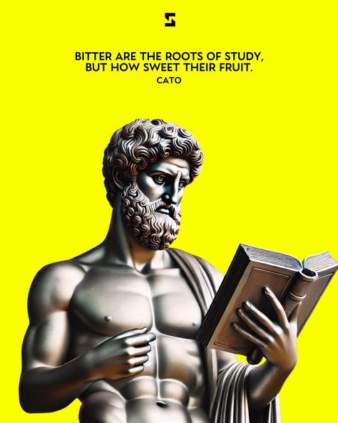 From zero to hero.. Cato, the OG Stoic, knew the struggle. He said, "Bitter are the roots of study, but sweet is the fruit thereof." I felt that firsthand building my podcast and community from scratch, one tough lesson at a time. No experience, just relentless learning. #stoic #stoicism #philosophy #wisdom Stoicism Philosophy, Stoic Wisdom, From Zero To Hero, Zero To Hero, Zero The Hero, The Fruit, The Roots, Bitter, From Scratch