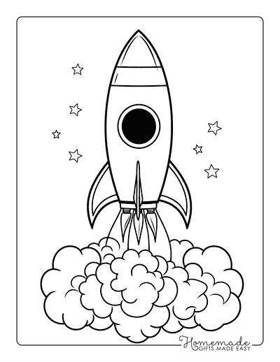 Space Coloring Pages Easy Rocket Ship Launch Rocket Ship Coloring Page, Space Ships Drawing, Rocket Ship Tattoo, Space Coloring Sheet, Earth Coloring Pages, Snowflake Coloring Pages, Planet Coloring Pages, Coloring Pages Easy, Earth Day Coloring Pages