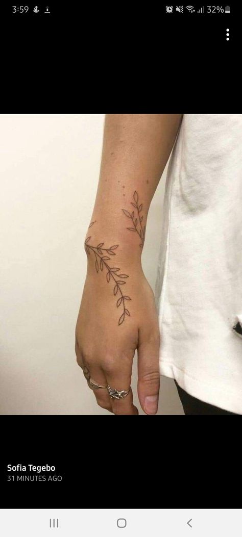 Olive Branch With Flowers Tattoo, Wrap Around Wrist Tattoos, Lower Arm Tattoos, Simple Arm Tattoos, Wrap Tattoo, Vine Tattoos, Forearm Tattoo Women, Stylist Tattoos, Arm Tattoos For Women