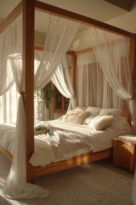 Canopy bed curtains