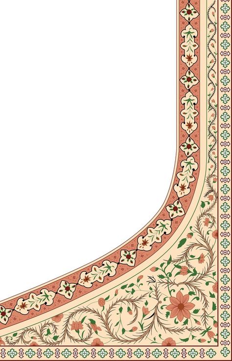 Arabic Pattern Design, Islamic Design Pattern, Islamic Motifs, Print Design Art, Paisley Art, Textile Prints Design, Floral Border Design, Islamic Art Pattern, Textile Pattern Design