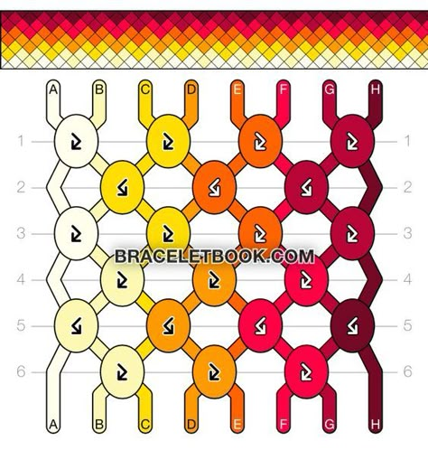 Friendship Bracelet Pattern #17587 Threaded Bracelets, Knotted Bracelets, Embroidery Floss Bracelets, Floss Bracelets, String Bracelet Patterns, Bracelets Friendship, Handmade Friendship Bracelets, String Bracelets, Embroidery Bracelets