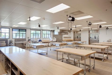 Highschool Design, Long Beach City, Laboratory Design, Factory Interior, Food Project, Bakery Kitchen, School Interior, City College, Studio Kitchen