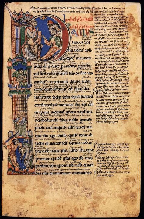 Medieval Art - Looking at the Art and Literature of the Medieval Period Middle Ages Art, Bodleian Library, Romanesque Art, Gothic Medieval, Medieval Artwork, Illustrated Manuscript, Art Eras, Medieval Books, Art Periods