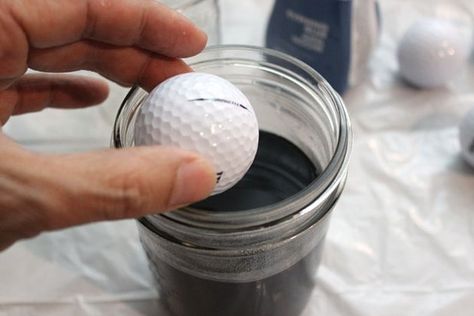 3 Creative Ways to Personalize Golf Balls for Your Favorite Links Lover | eHow Golf Birthday Gifts, Golf Ball Gift, Golf Ball Crafts, Golf Diy, Golf Driver, Best Golf Clubs, Golf Chipping, Golf Rules, Golf Birthday