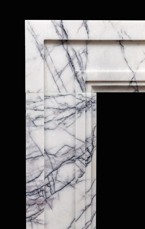 Lift Wall Cladding Design, Wall Cladding Designs, Contemporary Fireplace Designs, Lilac Marble, Fireplace Feature Wall, Art Deco Fireplace, Marble Fireplace Mantel, Marble Fireplace Surround, Marble Detail