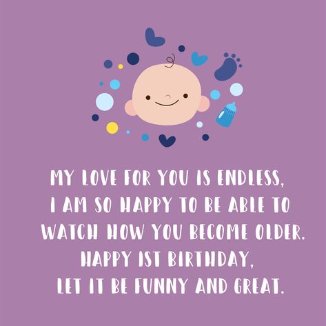 Happy First Birthday Wishes, Happy Birthday Little One, 1st Birthday Message, Birthday Boy Quotes, Birthday Graphics, First Birthday Wishes, 1st Birthday Wishes, Birthday Wishes For Kids, Bday Wishes