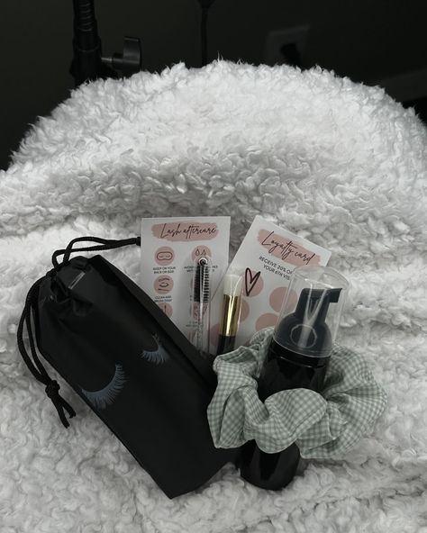 Get a lash care goodie bag with your first appointment. It includes: 1. Lash Shampoo 2. A Shampooing Brush 3. A Mascara Wand 4. An Aftercare/ Loyalty Card 5. And a Scrunchie Lash Care, Lash Tech, Mascara Wands, Loyalty Card, July 1, Goodie Bags, 2 A, Scrunchies, Lashes