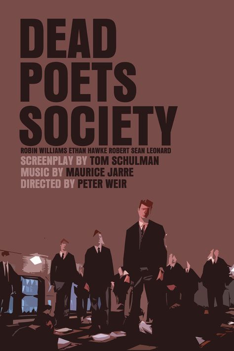 La sociedad de los poetas muertos Dead Poets Society Robin Williams, Dead Poets Society Movie, Robert Sean Leonard, Sean Leonard, Iconic Movie Posters, Film Poster Design, I Love Cinema, Movie Poster Wall, Dead Poets Society