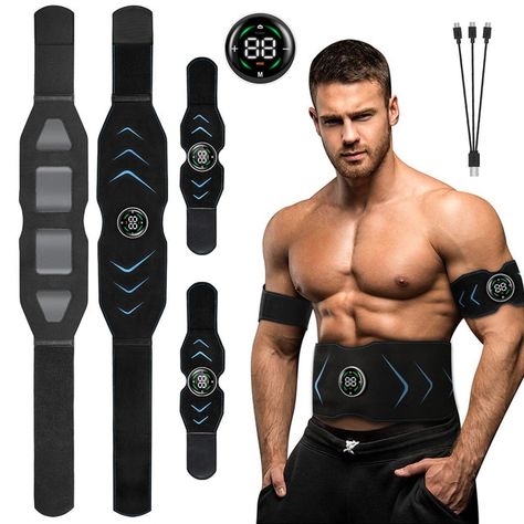 Vibration Fitness Massager Abdominal Trainer - Ems Muscle Stimulator Abdominal - Aliexpress Arm And Leg Workout, Electric Muscle Stimulator, Ab Trainer, Muscle Definition, Muscle Abdominal, Workout Belt, Get Toned, Muscle Stimulator, Training Gear