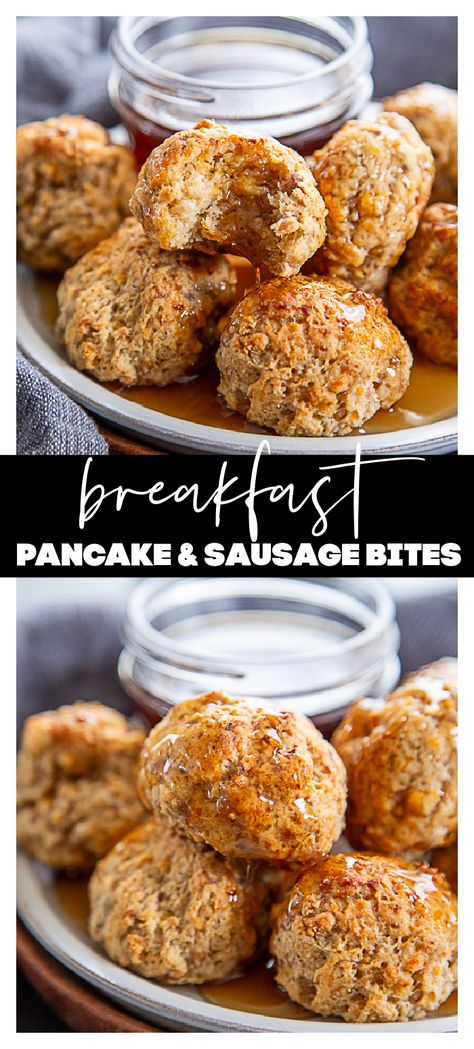 Sausage Pancake Bites, Pancake Sausage, Sausage Bites, Mouthwatering Desserts, Savory Breakfast Recipes, Friends Recipes, Pancake Bites, Amazing Breakfast, Ayurvedic Healing