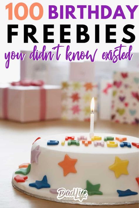 What Can I Get For Free On My Birthday, Free Stuff On Your Birthday List, 100 Birthday, Birthday Freebies 2023 List, Free On Your Birthday, Freebies On Your Birthday, Free Sample Boxes, Birthday Deals, 44th Birthday