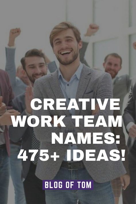 Discover the ultimate team name for your workplace, where uniqueness, memorability, and fun are key to creating a remarkable group identity. Find inspiration and create a name that sets your team apart! Team Names Ideas For Work, Fun Team Names, Best Team Names, Group Chat Names, Group Names Ideas, Office Team, Name Suggestions, Creative Names, Funny Names