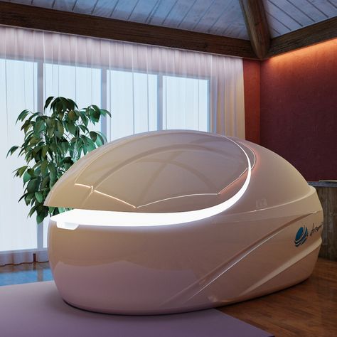 Introducing the Vmax Float Pod, the latest addition to Dreampod's renowned sensory deprivation tank family. Designed for those who seek a spacious and luxurious floating experience, the Vmax Float Pod is perfect for athletes, individuals with mobility issues, or anyone who appreciates extra space. Its sleek, modern design and advanced features ensure an unparalleled floating experience, making it a top choice for float centers and personal wellness spaces alike. Ideal For: Couples, larger indivi Sensory Deprivation Tank, Isolation Tank, Alexandre Cabanel, Deprivation Tank, Float Therapy, Whole Body Vibration, Ozone Therapy, Sensory Deprivation, Oxygen Therapy