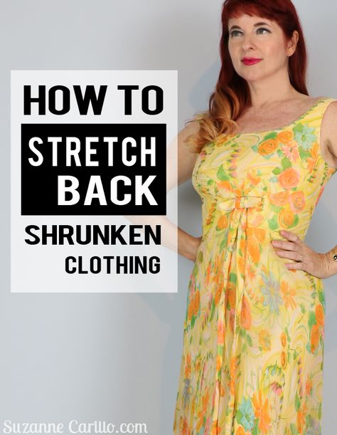 Have you ever accidentally shrunk your clothing? Learn how to stretch back shrunken clothing in six easy steps and save your favourite pieces of clothing. How To Stretch Out A Shirt That Shrunk, Stretch Maxi Dress For Beach Cover-up, Summer Stretch Swim Dress For Beach Cover-up, Stretch Long Maxi Dress As Beach Cover-up, Stretch Sleeveless Dress For Beach Cover-up, How To Shrink Clothes, How To Wash Silk, Strapless Prom Dress, Chiffon Tunic