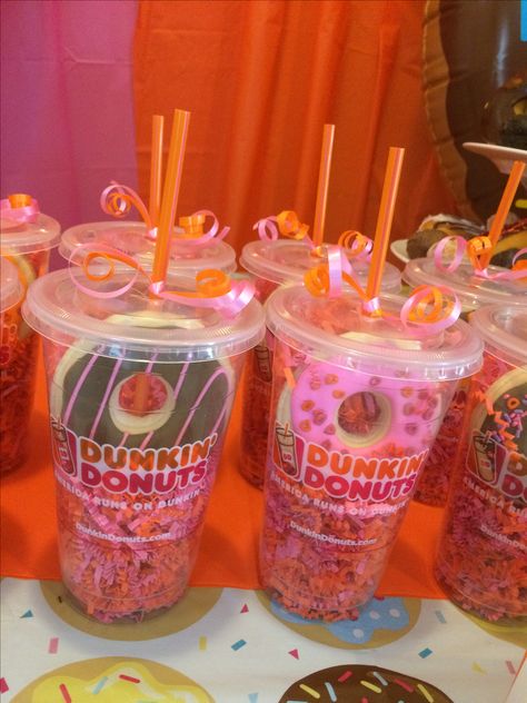 Dunk And Donuts Birthday Party, Dunkin Donut Birthday Party, Dunkin Donuts Birthday Party Ideas, Dunkin Donuts Themed Birthday Party, Dunkin Birthday Party, Dunkin Donuts Birthday Party, Dunkin Party, Dunkin Donuts Party, Dunkin Donat