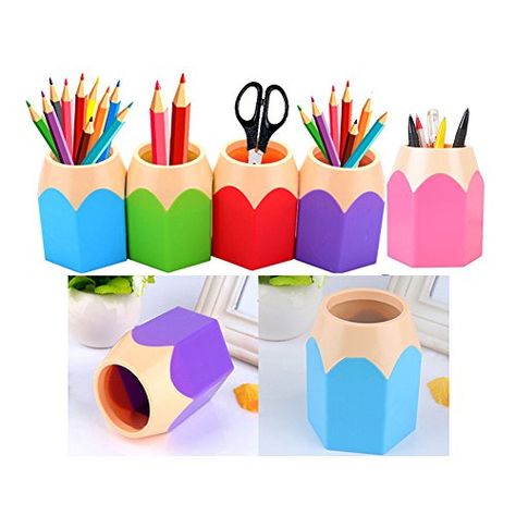 Craft Room Ideas On A Budget, Michaels Crafts, Colored Pencil Holder, Bitmoji Classroom, Pencil Stand, Speech Therapy Room, Stationery Desk, Pencil Creative, Craft Boxes