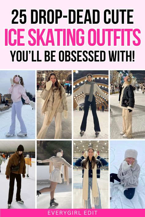 ice skating outfits, ice skating outfit ideas, ice skating outfit inspo, ice skating outfits 2025, ice skating outfit ideas 2025. What To Wear When Ice Skating, Outdoor Skating Outfit Winter, Outfit Ideas For Ice Skating, Iceskating Cute Outfits, Ice Skating Outfit Casual Indoor, Ice Skating Outfit Casual Dates, Ice Skating Outfit With Friends, Casual Ice Skating Outfit, Cute Ice Skating Outfit Date