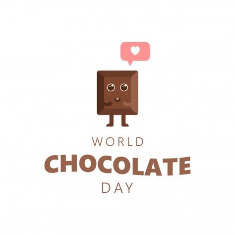 Happy chocolate day cute cartoon love | Premium Vector #Freepik #vector #abstract #love #cartoon #world World Chocolate Day, Happy Chocolate Day, Abstract Love, Love Cartoon, Cake Vector, Doodle Background, Valentines Day Chocolates, Cute Coffee Cups, Valentines Couple