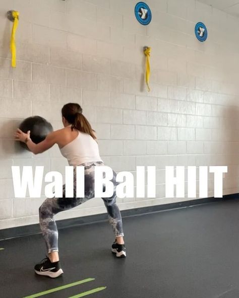 Jani Dittman | Women’s Fitness Trainer on Instagram: "A little high intensity wall ball action for your Thursday! 😅🏐 If you can get your hands on a ball and find a cement wall- these are some intense, but super fun moves! Try it as a hiit finisher or throw any of these 4 moves into your next workout for a little ❤️ pumping fun. ▶️4 moves ⏱45 sec work/15 sec rest 🔁3-5 rounds 🤩 For those of you on my email list, I’ll be sending out a pdf with a super fun workout format we did in class this w Wall Ball Exercises, Wall Ball Workout, Wall Sit Exercise, Ladder Workout, Slam Ball, Medicine Ball Workout, Ball Workout, Wall Sits, Wall Balls