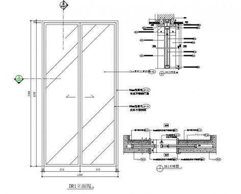 Kitchen glass sliding door cad drawing - Cadbull Sliding Door Section Detail Drawing, Sliding Door Elevation, Kitchen Glass Sliding Door, Glass Slide Door, Sliding Door Detail, Model Kitchen Design, Aluminium Door Design, How To Fix A Mirror, Wooden Glass Door