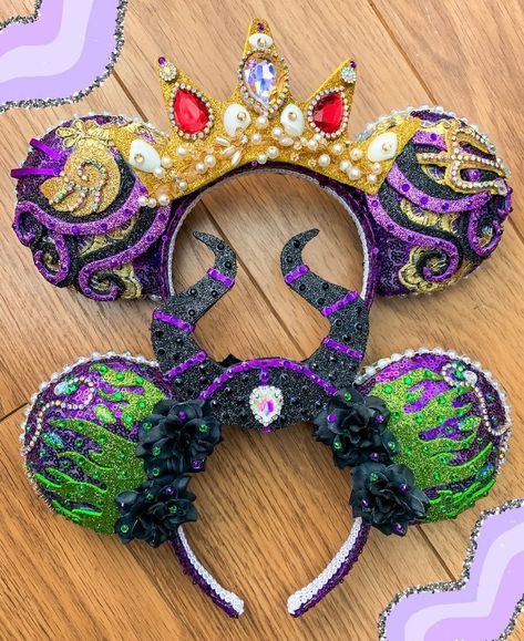 Ursula Ears, Maleficent Disney Ears, Dr Facilier Mickey Ears, Ariel Ears, Disney Villain Mickey Ears, Mother Gothel Mickey Ears, Hades Mickey Ears, Maleficent Mickey Ears, Disneybound Ideas