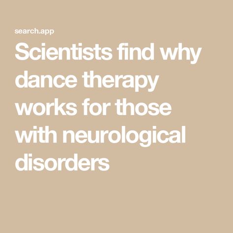 Scientists find why dance therapy works for those with neurological disorders Dance Therapy, Space News, Crossword Puzzles, Neurological Disorders, Health Business, Beauty Foods, Music Games, Tv On The Radio, Space Science