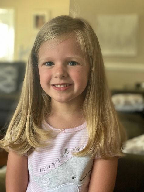 Olivia Hair, Girls Haircuts, Kids Haircut, Blonde With Blue Eyes, Long Haircut, Long Haircuts, Girls Cuts, Blonde Hair Girl, Girl Haircut