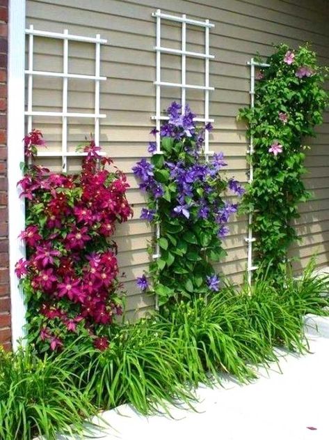 40 Best Landscaping Ideas Around Your House Flower Bed Ideas In Front Of House, Flower Bed Designs Layout, Best Landscaping Ideas, Gardens Backyard, Rock Flower Beds, Diy Garden Landscaping, Garden Landscaping Ideas, White Pergola, Flower Bed Designs