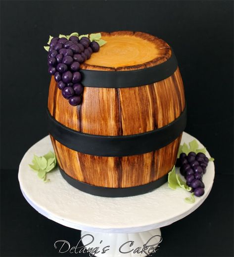 Wine Barrel Wedding Cake, Wine Theme Cakes, Barrel Wedding Cake, Wine Wedding Cake, Maleficent Cake, Ben 10 Cake, Mad Hatter Cake, Fireman Cake, Wine Barrel Wedding