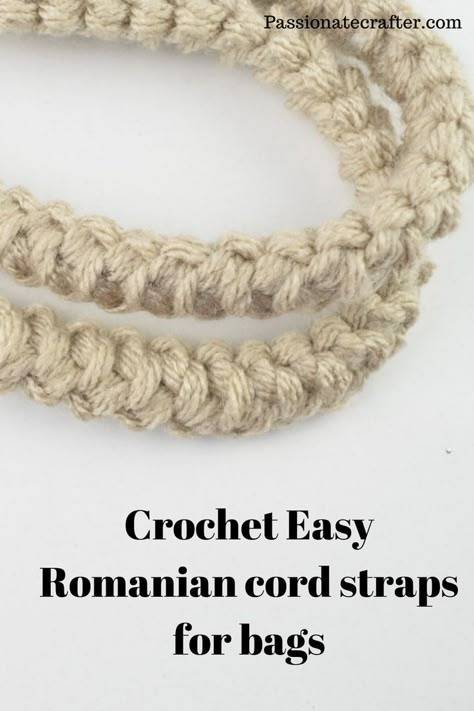 Crocheted Purse Straps, Crochet Purse Handles Free Pattern, Straps For Crochet Bag, Affordable Crochet Bag With Adjustable Strap For Shopping, Crochet Backpack Straps, Cheap Crochet Bag With Adjustable Strap For Day Out, Crochet Bag Straps Free Pattern, No Stretch Crochet Strap, Crochet Adjustable Strap