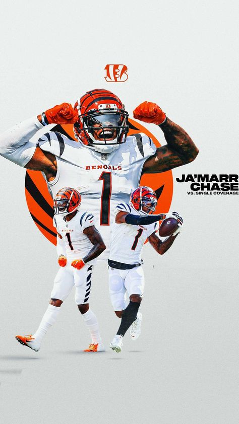 Jamar Chase Wallpaper Bengals, Ja'marr Chase Wallpaper, Ja’marr Chase Wallpaper, Jamar Chase Wallpaper, Ja’marr Chase, Jamarr Chase Wallpaper, Cincinnati Bengals Wallpapers, American Football Wallpaper, Bengals Wallpaper