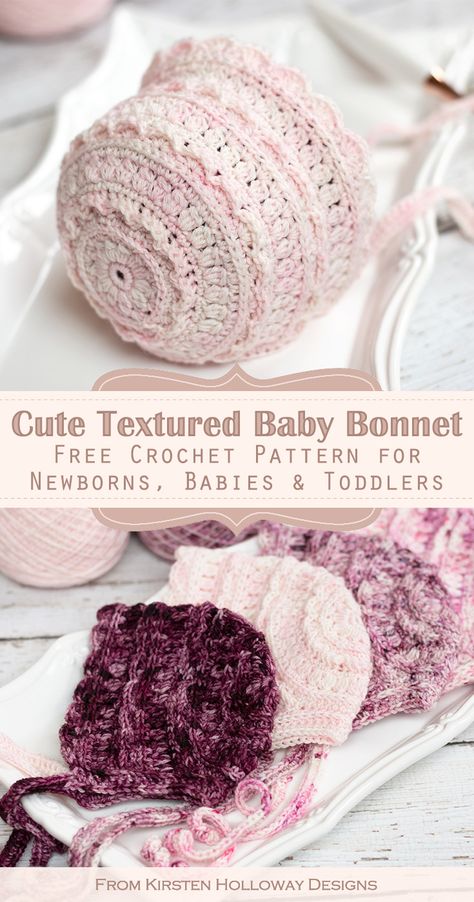 Newborn Crochet Sweater Free Pattern, Free Bonnet Crochet Pattern, Newborn Crochet Bonnet Pattern Free, Baby Girl Bonnet, Crochet Lace Bonnet, Crochet Newborn Bonnet, Crochet Baby Hat 0-3 Months Free Pattern, Newborn Bonnet Crochet Pattern, Baby Girl Crochet Hat