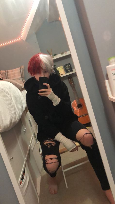 Todoroki Face Claim, Todoroki Aesthetic, Todoroki Cosplay, Aesthetic Tips, Y2k Background, Mha Cosplay, Cosplay Inspo, Anime Merch, Cosplay Tips