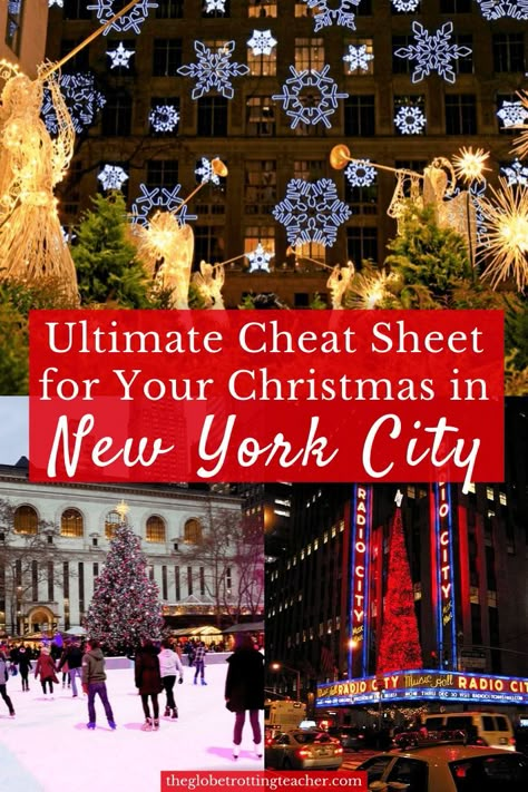 Nyc Christmas Travel, Nyc For Christmas, New York City Christmas Trip, 2 Day Nyc Christmas Itinerary, New York City During Christmas, What To Do In New York At Christmas, 2 Days In Nyc At Christmas, Nyc Itinerary 3 Day Christmas, Rolfs Nyc Christmas