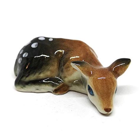 Miniature Aquarium, Ceramic Deer, Deer Figurines, Deer Statues, Porcelain Animal, Animals Farm, Tabby Kitten, Miniature Animals, Ceramic Animals