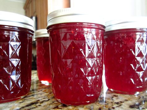 Christmas Jam | Food.com Fireweed Jelly, Pomegranate Jelly, Currant Jelly, Cranberry Jelly, Christmas Jam, Jam And Jelly, Jelly Recipes, Meals In A Jar, Jams & Jellies