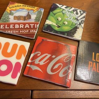 Beer Coasters Diy, Beer Coaster Art, Beer Box, Felt Squares, Coaster Art, Coaster Crafts, Bar Coasters, Diy Drinks, Beer Coasters