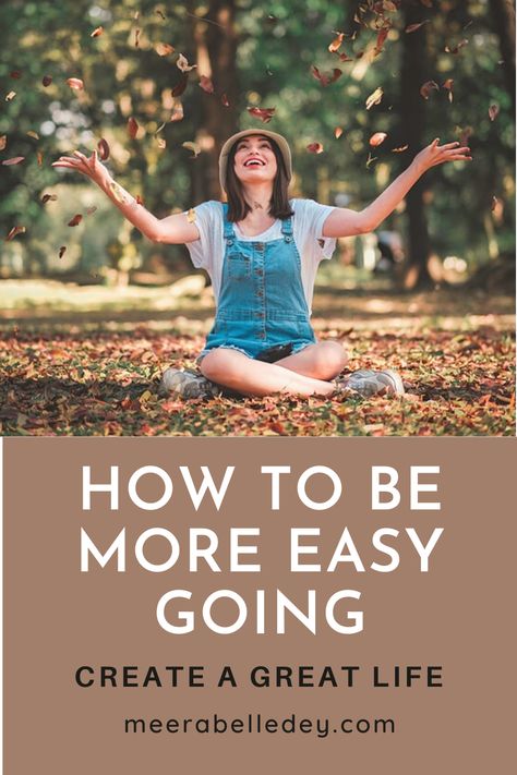 Read about ways to become a truly easy going person. Learn how to be calmer, more relaxed and better able to roll with the punches in life. How To Be A Calmer Person, How To Become A Calmer Person, How To Be Chill, Roll With The Punches, Courage To Change, Serenity Prayer, Great Life, Meditation Practices, Perfect Life