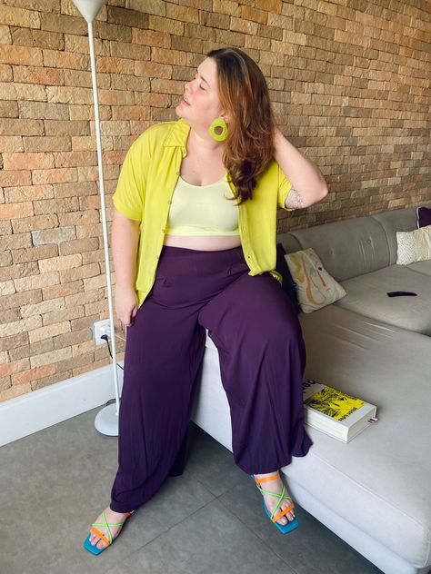 Colorful Business Casual Plus Size, Plus Size Outfits Colorful, Plus Size Cottagecore, Short Plus Size Fashion, Light Summer Color Palette, 80s Inspired Outfits, Greece Fashion, Casual Outfits Plus Size, Plus Size Summer Outfits