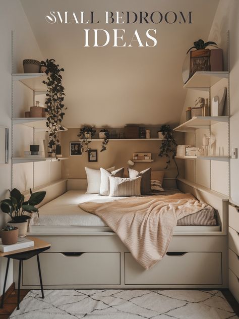 Cozy Small Apartment Bedroom Designs Small Cosy Bedroom Ideas, Cozy Small Apartment, Small Apartment Bedroom, Small Apartment Bedrooms, Sleeping Quarters, Bedroom Ideas For Small Rooms, Small Bedrooms, Ways To Organize, Apartment Bedroom