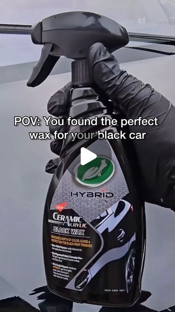 Turtle Wax on Instagram: "Unlock the depth of black with HS Ceramic Acrylic Spray Wax. @weekend_warrior_82

Specially formulated as a car wax for black cars, this product delivers the combined performance of ceramic, acrylic and carn auba wax to cover up light imperfections in your car’s finish for the ultimate deep black luster and shine.

Shop now with our link in bio!" Car Wax, Weekend Warrior, Hybrid Car, Black Car, Cover Up, Shop Now, Wax, Im Not Perfect, Black