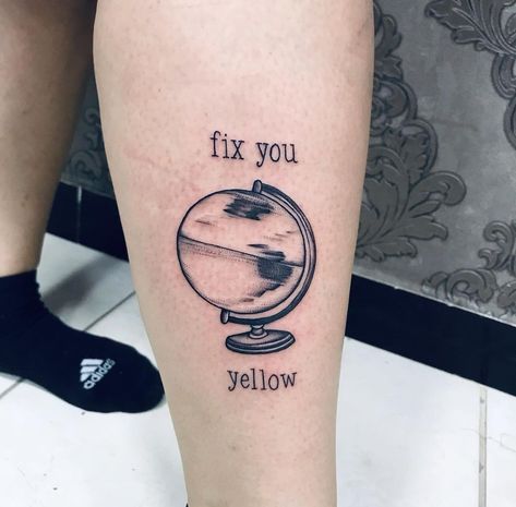 Yellow By Coldplay Tattoo, Coldplay Parachutes Tattoo, Yellow Coldplay Tattoo, Parachutes Coldplay, Pulsar Map, Coldplay Tattoo, Yellow By Coldplay, Yellow Coldplay, Michigan Tattoos