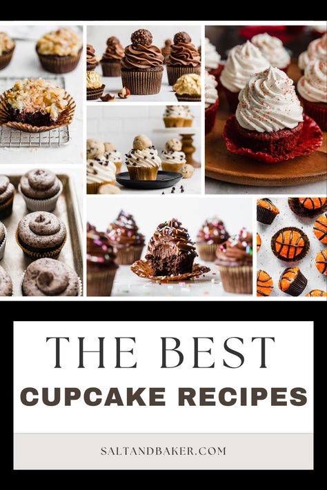 Are you ready to create some amazing cupcakes? Whether you're looking for easy cupcake recipes, unique cupcake recipes or unique cupcake flavors, you've come to the right place! Here you'll find a collection of cupcake recipes that are sure to satisfy your sweet tooth and impress your family and friends. Start baking and get ready to enjoy some delicious cupcakes! Specialty Cupcakes Recipes, Unique Cupcake Flavors, Unique Cupcake Recipes, Cupcake Recipes Unique, Gourmet Cupcake Recipes, Recipes Unique, Chocolate Buttercream Recipe, Crumble Cookie Recipe, Amazing Cupcakes